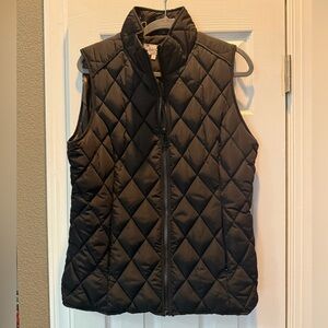 Women's Large Calvin Klein Black Quilted Vest